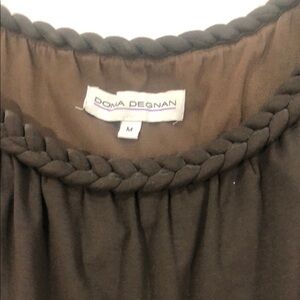 Dona Degnan Brown Women's Top